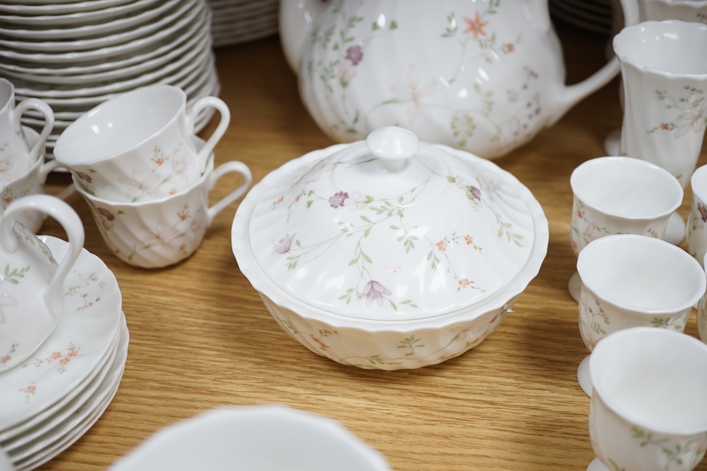 A Wedgwood Campion-pattern part breakfast service, and a Caprice Elizabethan teaset